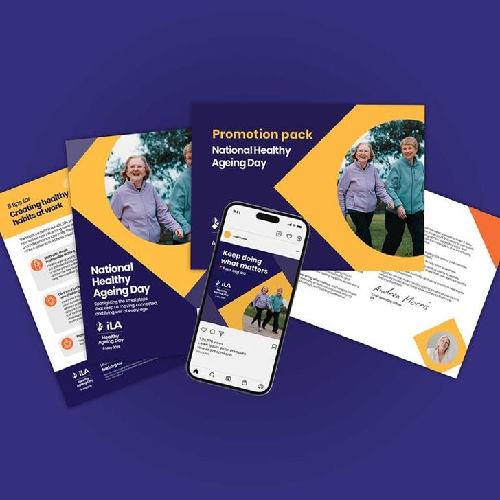 National Healthy Ageing Day promotion pack example image