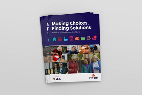Stack of Making Choices Finding Solutions booklets