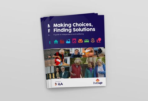 Stack of Making Choices Finding Solutions booklets