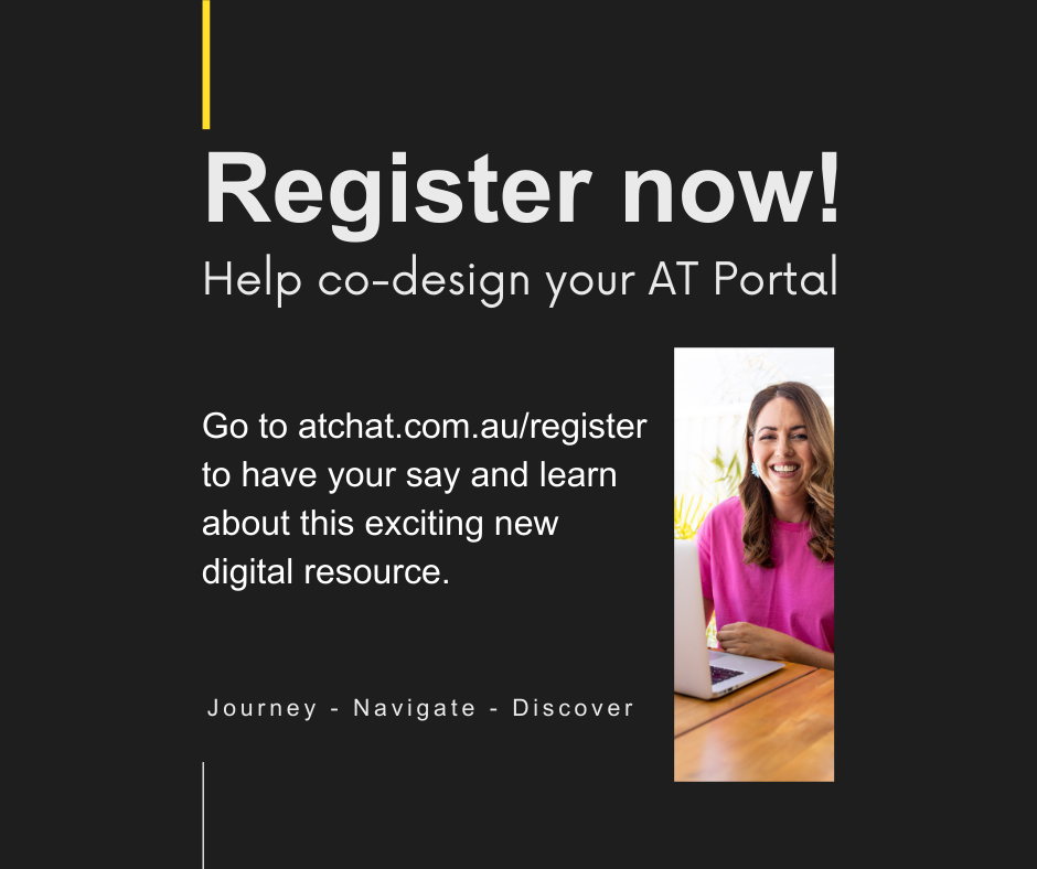 Register now for the Portal - AT Chat banner