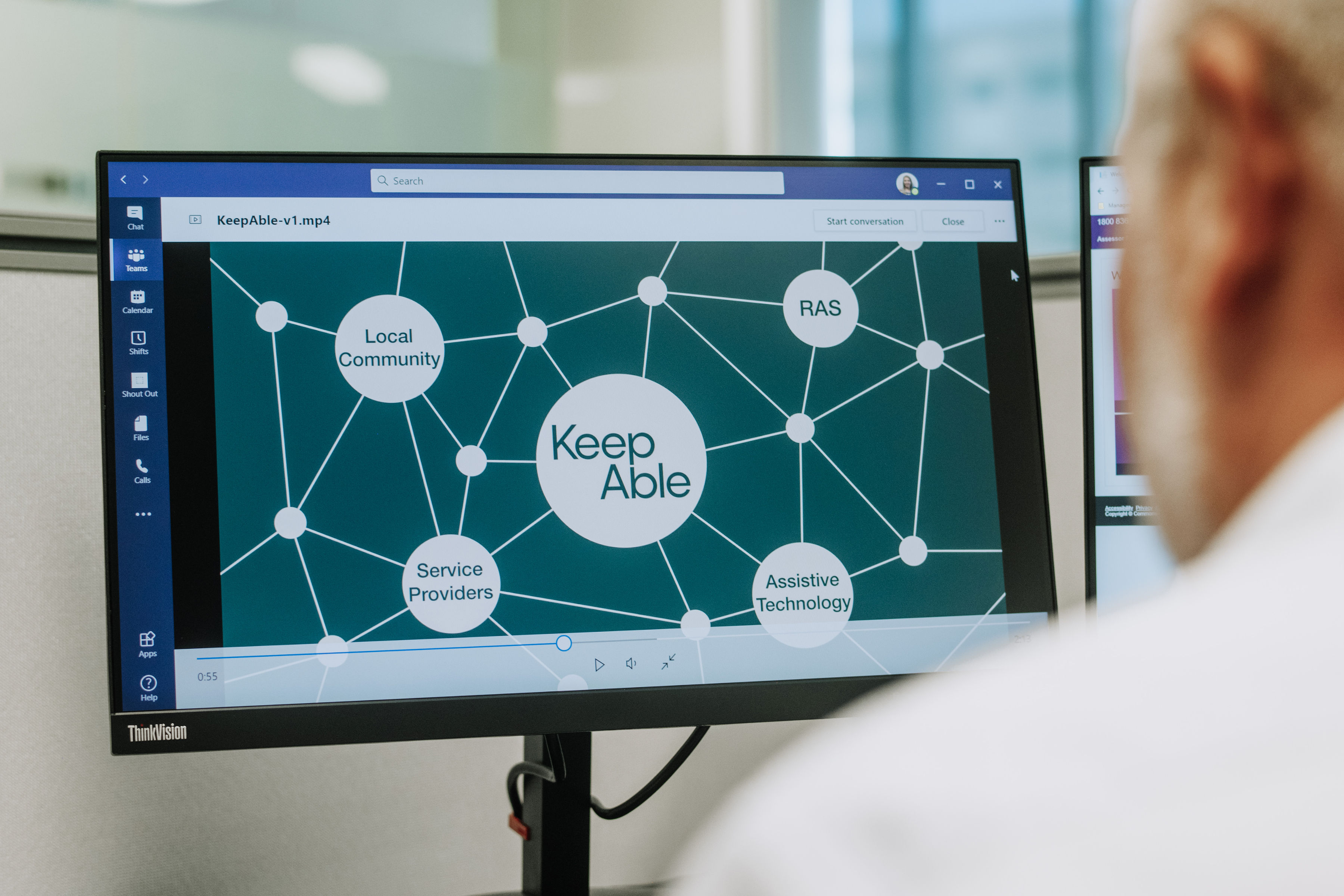 Indigo-194 man using KeepAble website